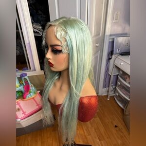 Human hair lace wig